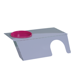 Descubre Piso Metálico 80cm + Comedero Conejo en la sección Accesorios para roedores